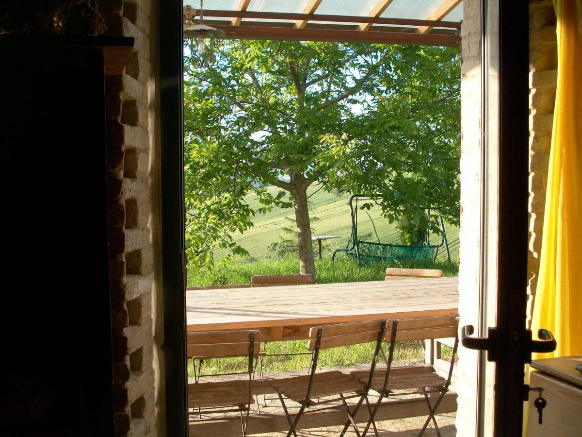 "La Casa Degli Ulivi Art B&B" Trecastelli Bagian luar foto